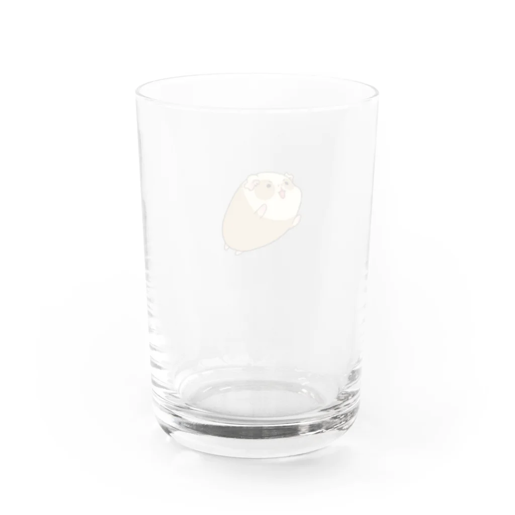 さとわみのモルモットの「つむじ」 Water Glass :back