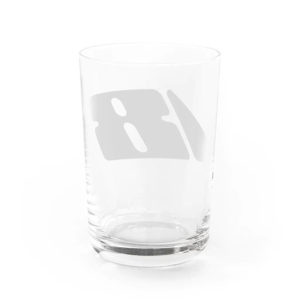 ワンエイトショップの起業18・ロゴBlack Water Glass :back