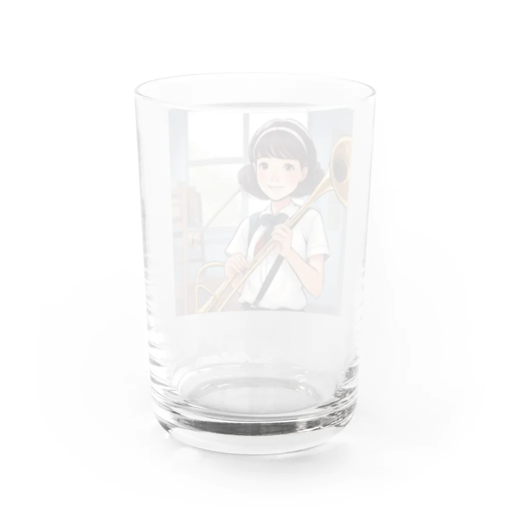 ほっこり絵音舎の部活動中！さらちゃん！！ Water Glass :back