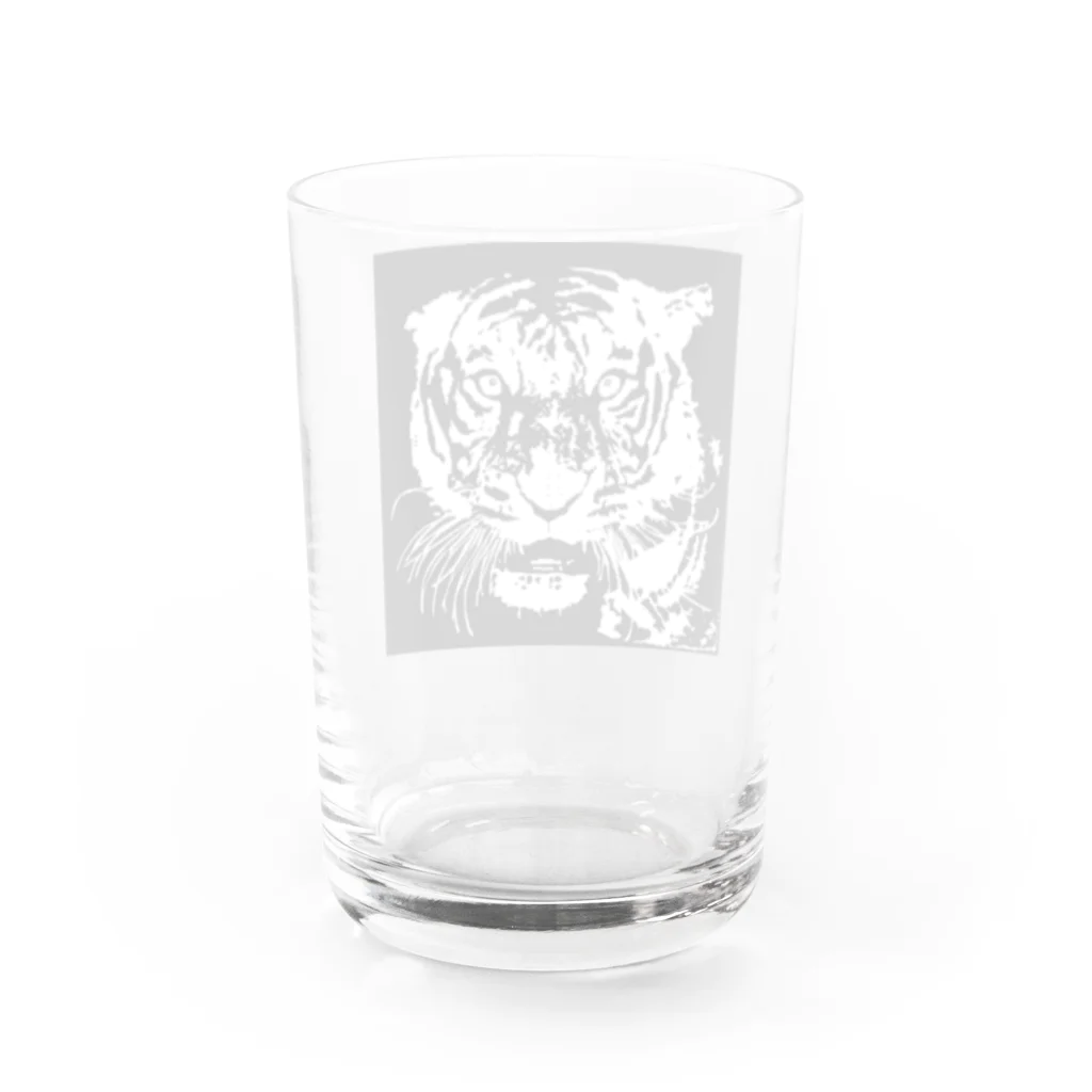 TIGER_LEEのブルース・リー先生 お気に入りの寅 🐯 Water Glass :back