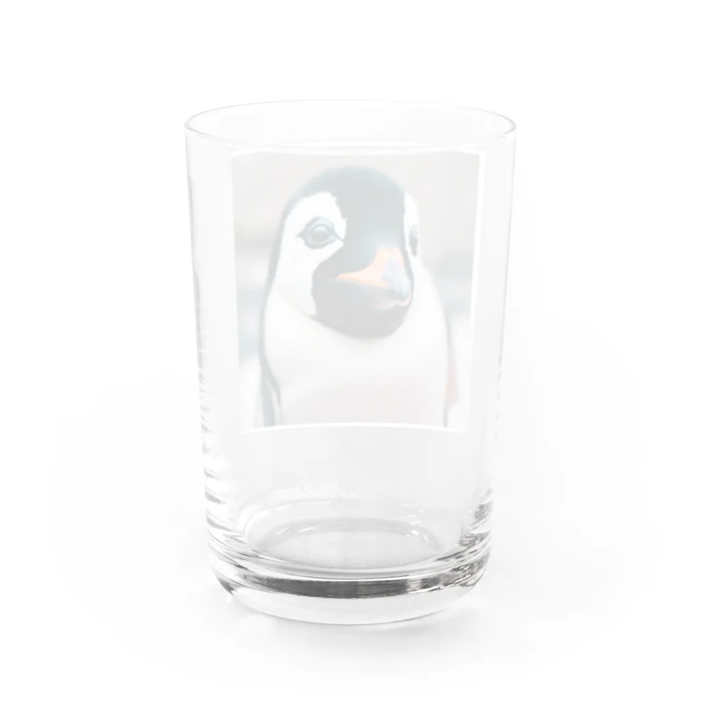 kiyoshi☪︎のペンギンくん(・⊝・) Water Glass :back