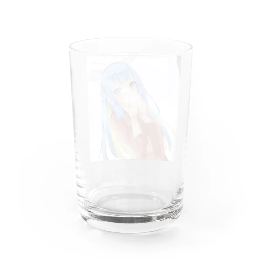 sizukunosoraの着物雫さん 初詣 Water Glass :back