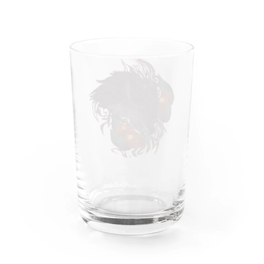 K-WOLFの椿狼 Water Glass :back