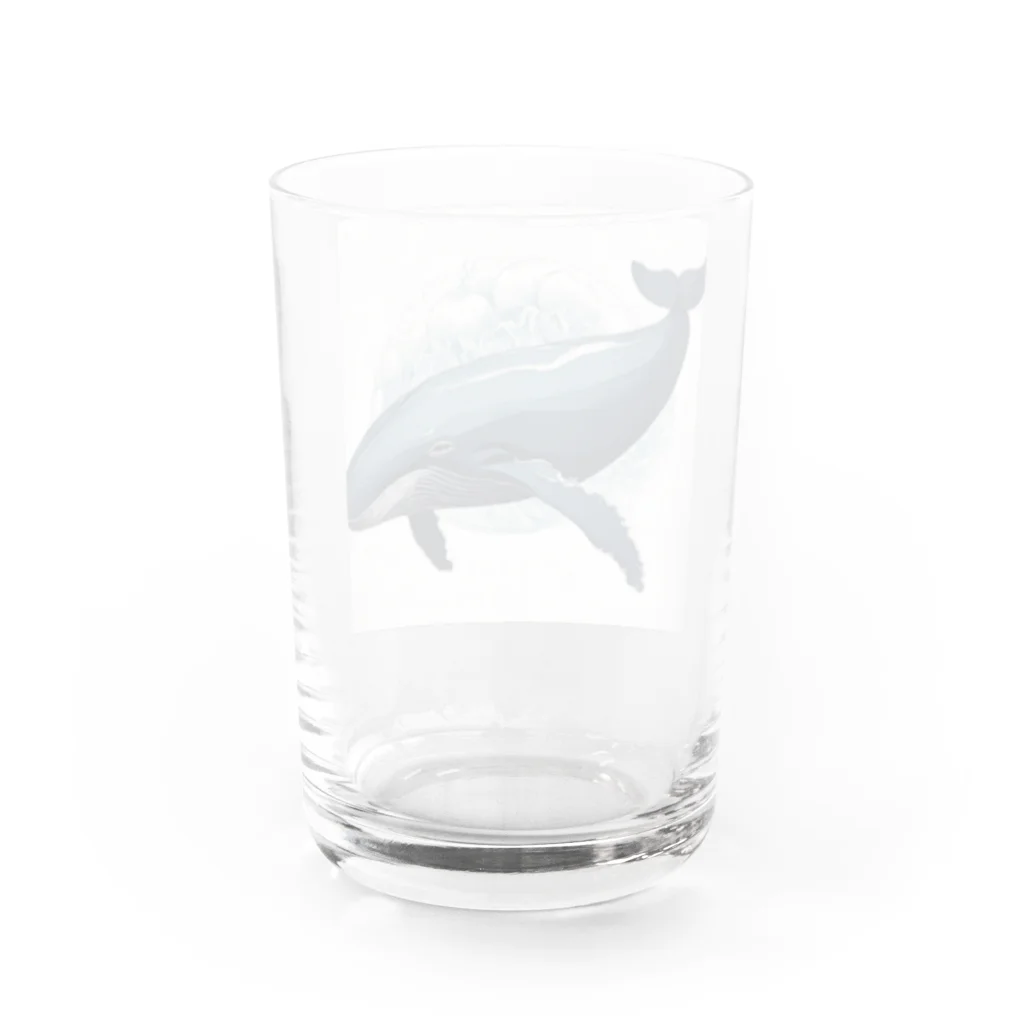 ラクダカンパニーのブルーソング Water Glass :back