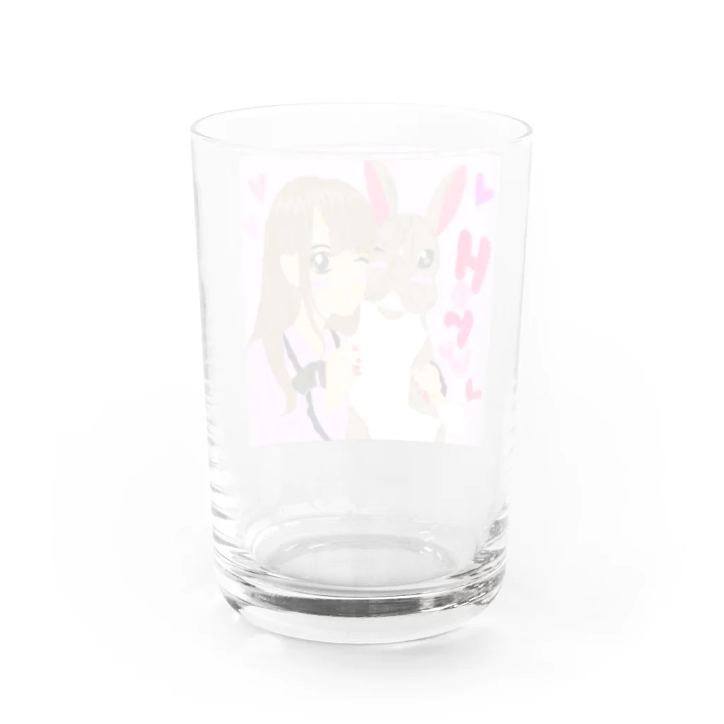 みそらさんのはるっち Water Glass :back