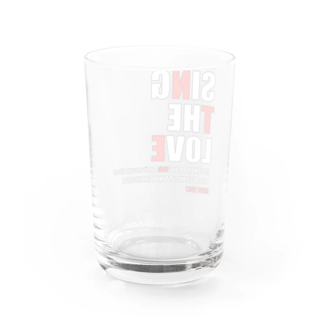 MITSUNORI OFFICIAL SHOPのMITSUNORI デビュー10周年記念デザイン Water Glass :back