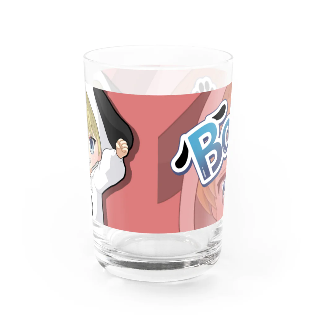 BONのグッズ売り場の新BONアイコングッズ（トップ画Ver） Water Glass :back