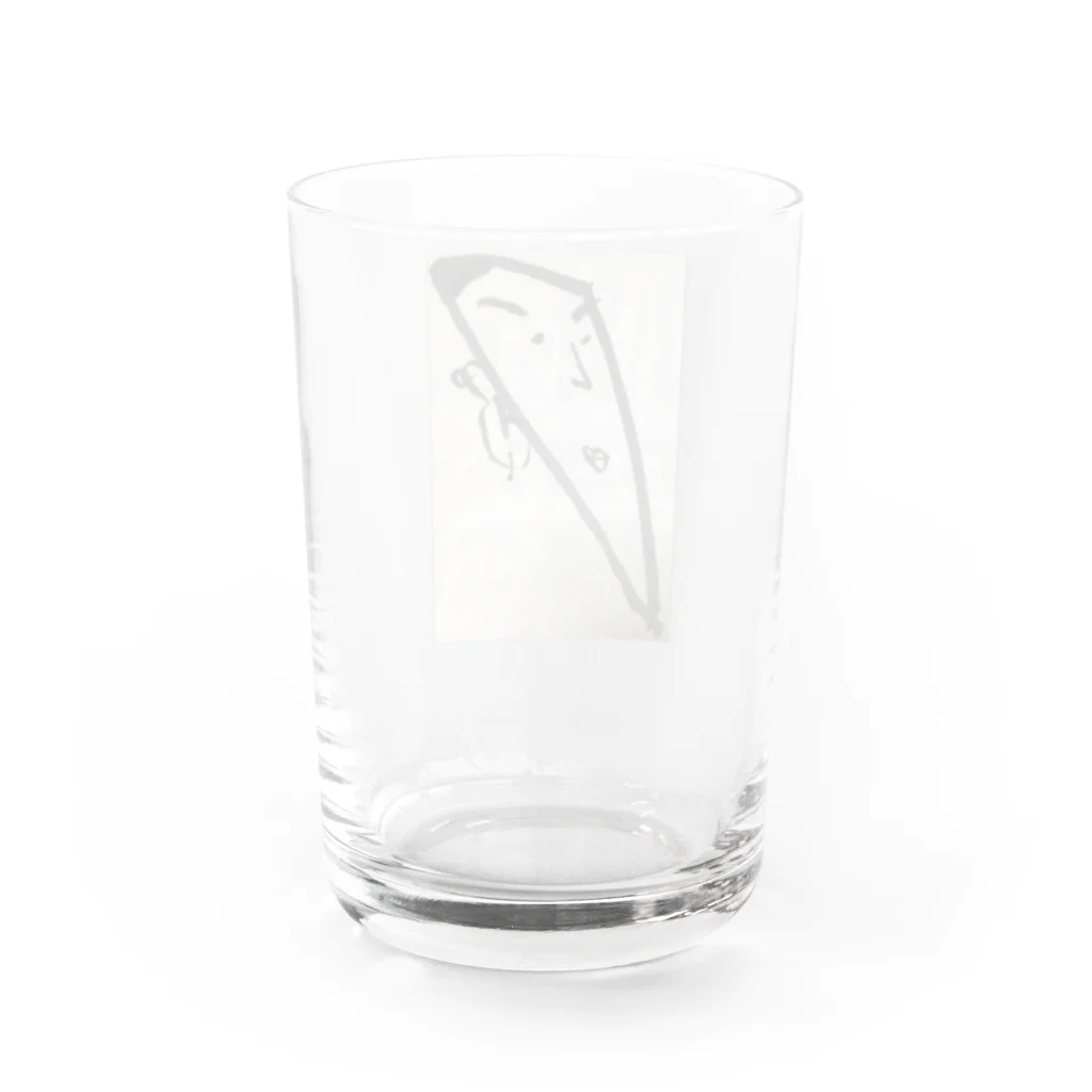 Kitagawa Yosakuの海津さんといっしょ Water Glass :back