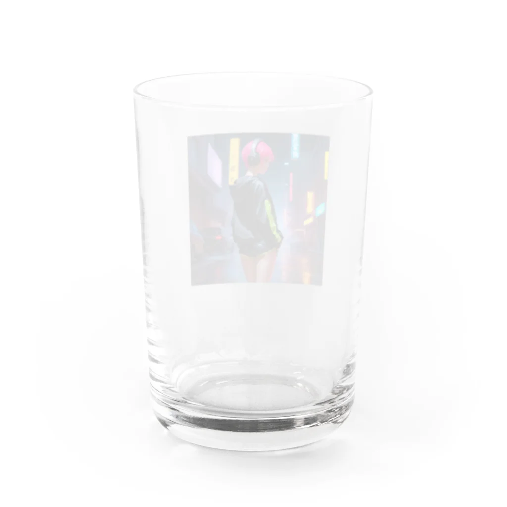 shiba9のCyber Girl Water Glass :back