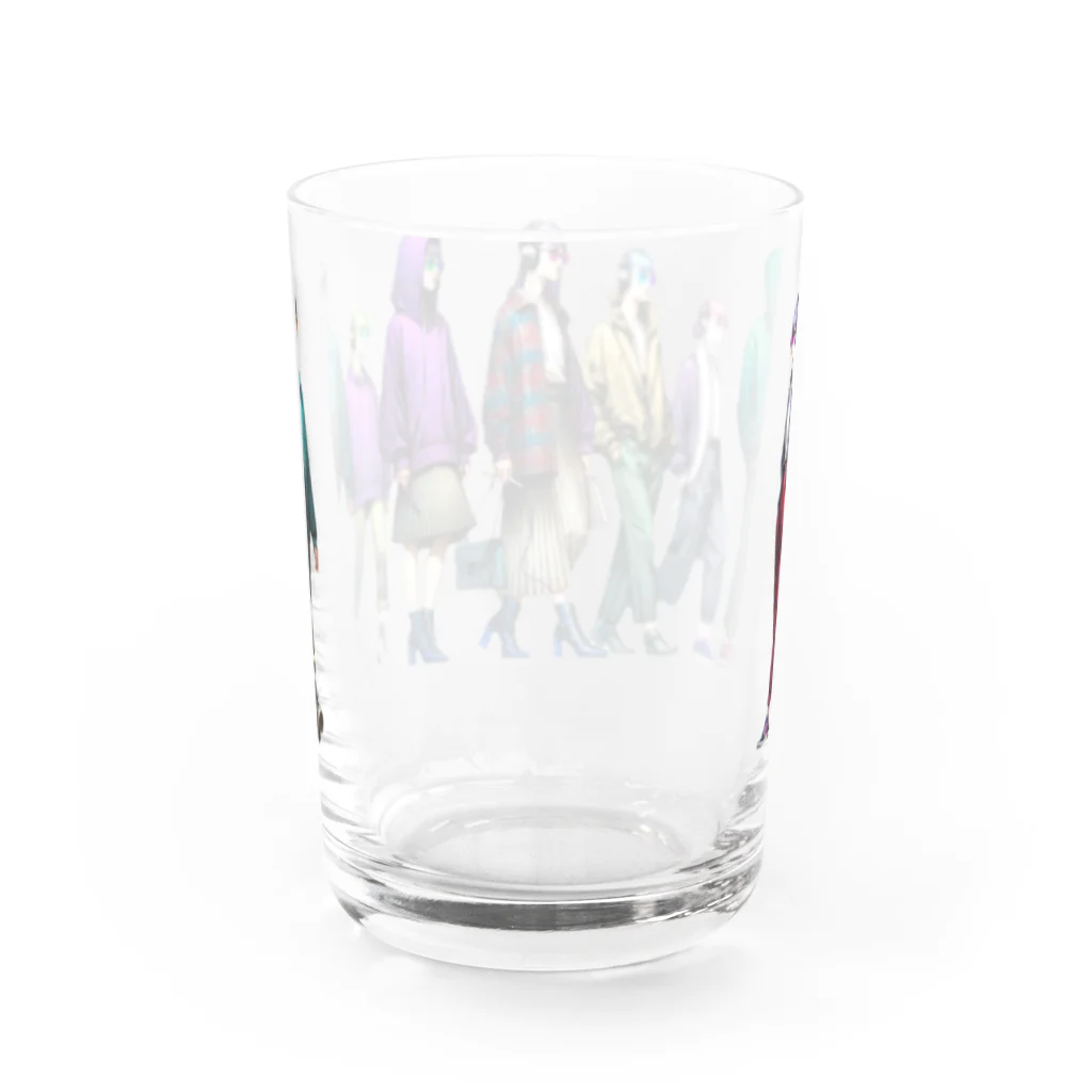 hoodie styleのメインストリート Water Glass :back