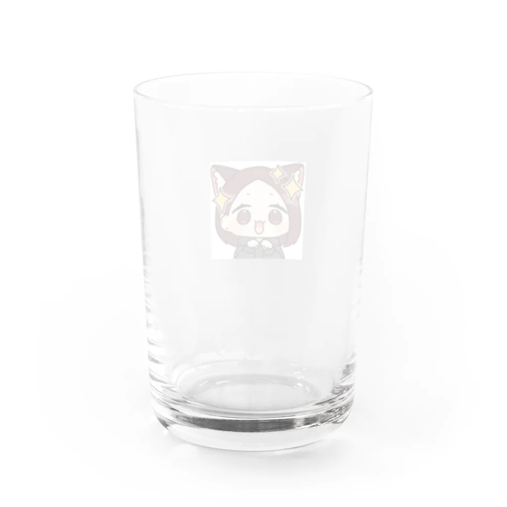 JS Gamingのにゃん Water Glass :back