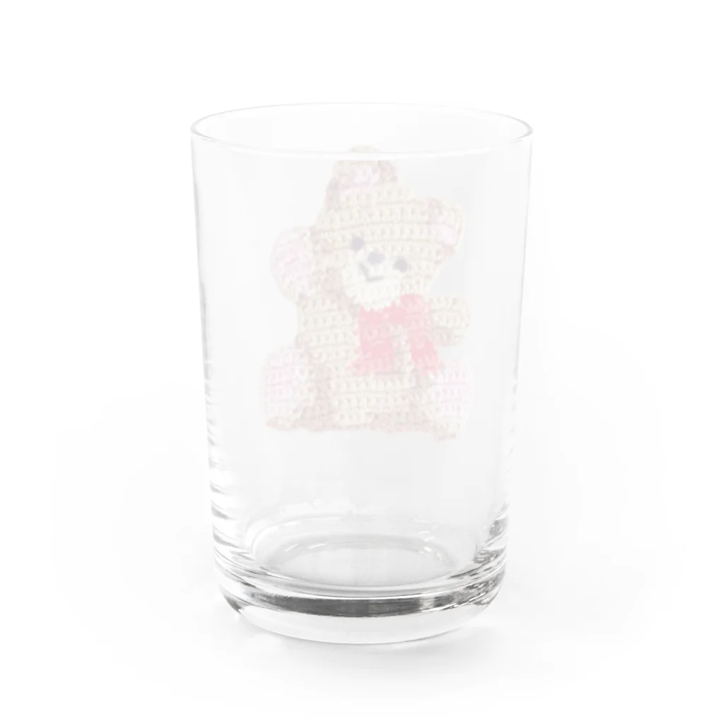 おはなのうてなのクマさん（赤） グラス反対面