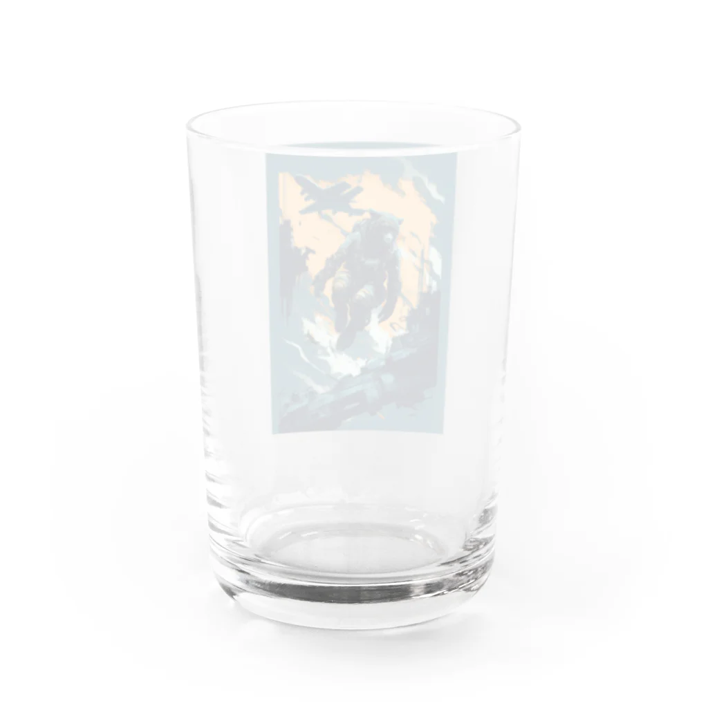 B_store（仮）の宇宙冒険さるかいな Water Glass :back