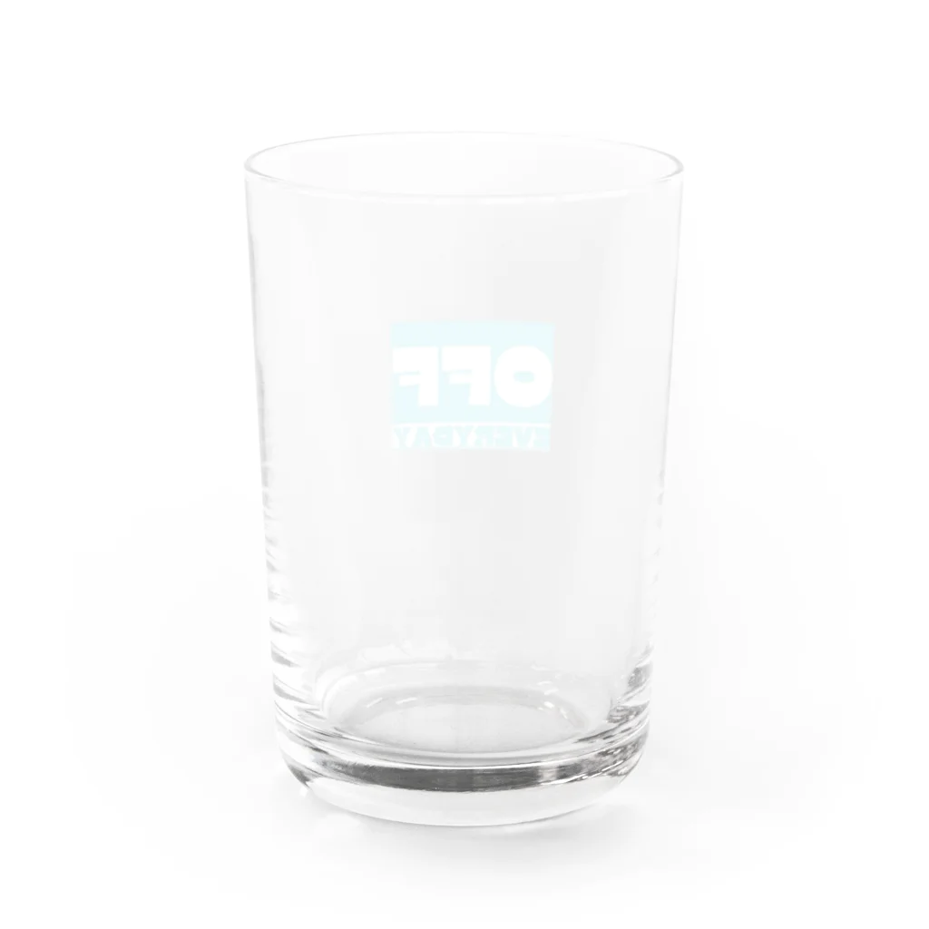 everyday offのEVERYDAY OFF Water Glass :back