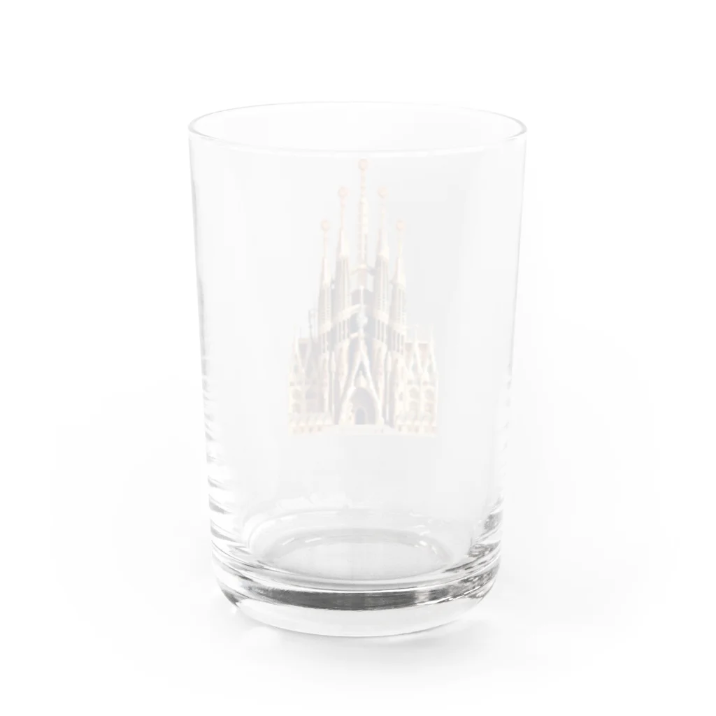 Aomugi shopのサグラダ・ファミリア　飲料容器 Water Glass :back