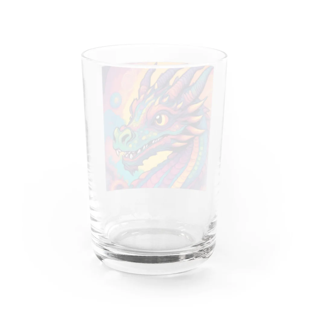 DORAGONIAのサイケドラゴン Water Glass :back