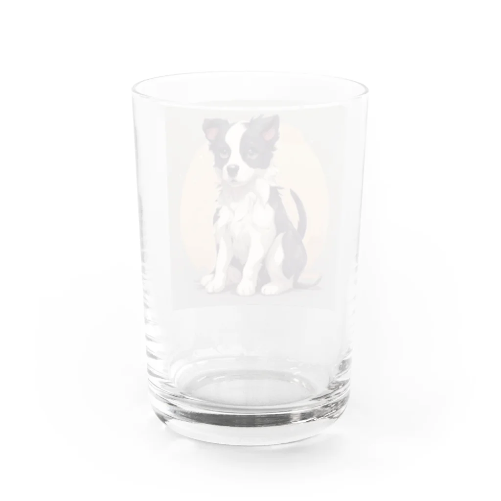 Very Kawaii CreationsのMoon dog Water Glass :back