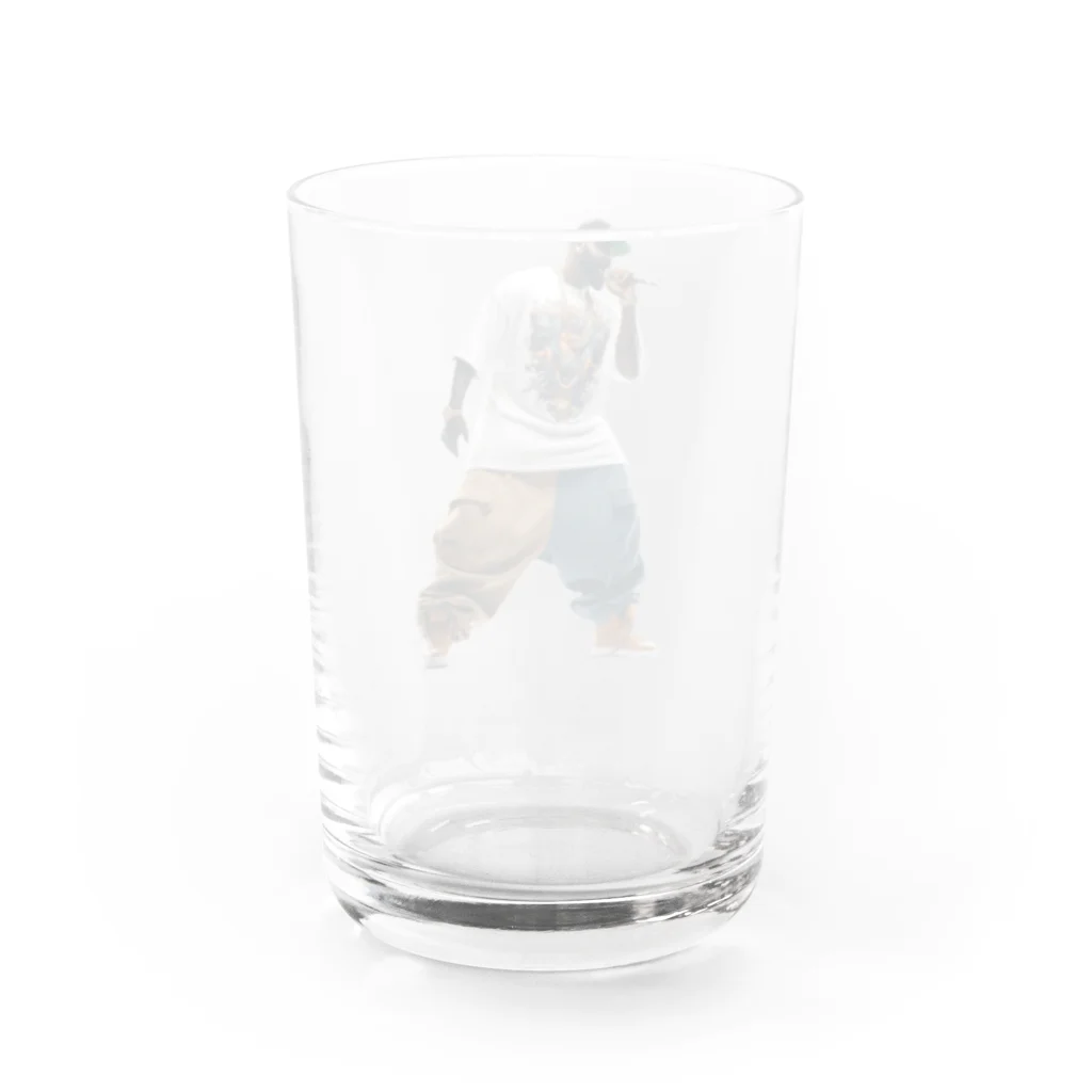 hoodie styleの天才ラッパー Water Glass :back