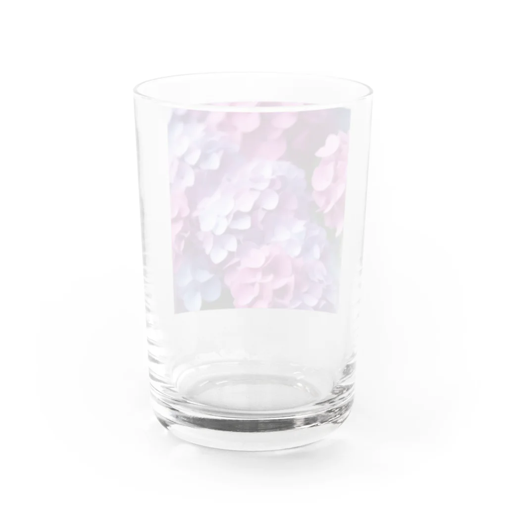 Spitz99のアジサイ Water Glass :back