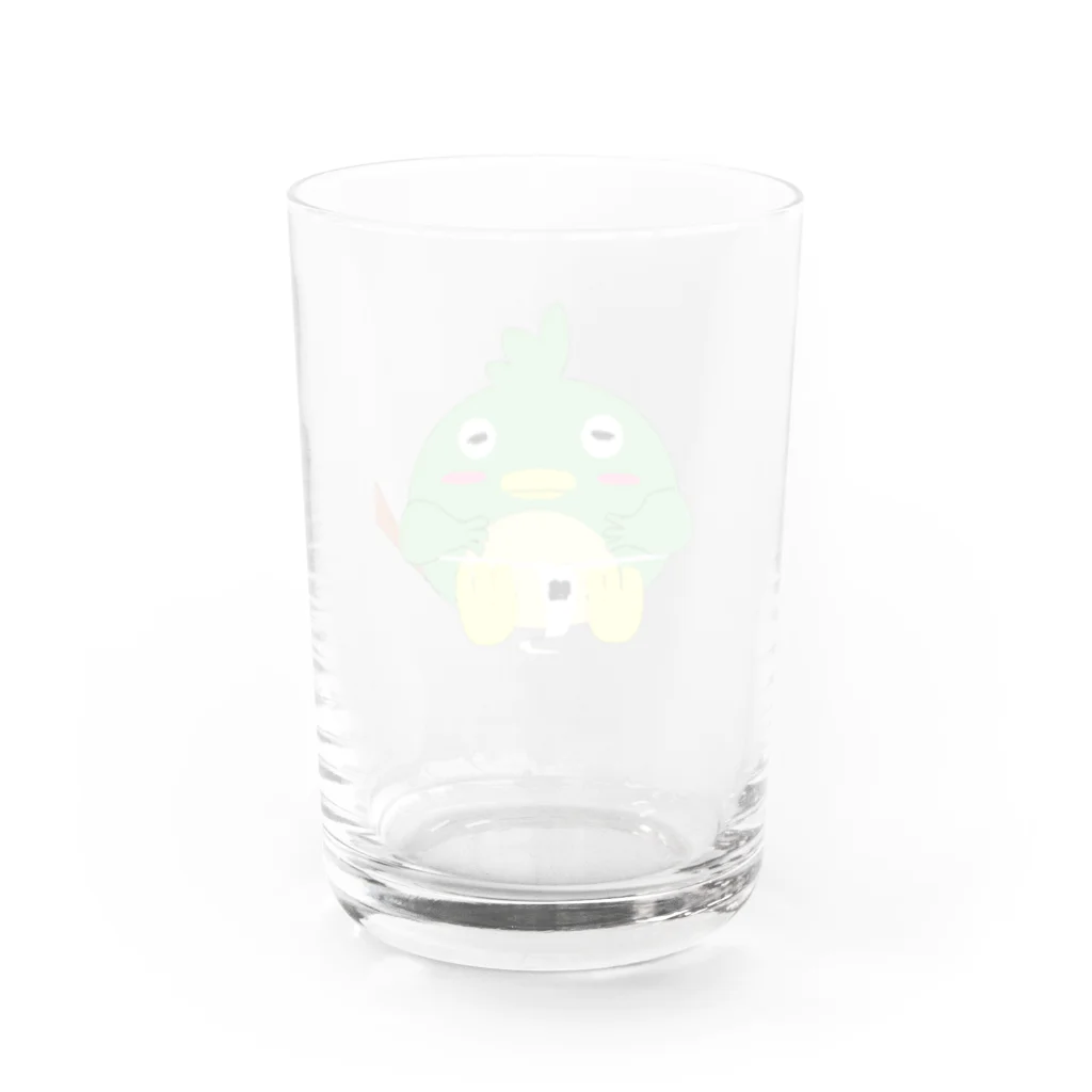 カモノ店のカモノハシのグラス Water Glass :back