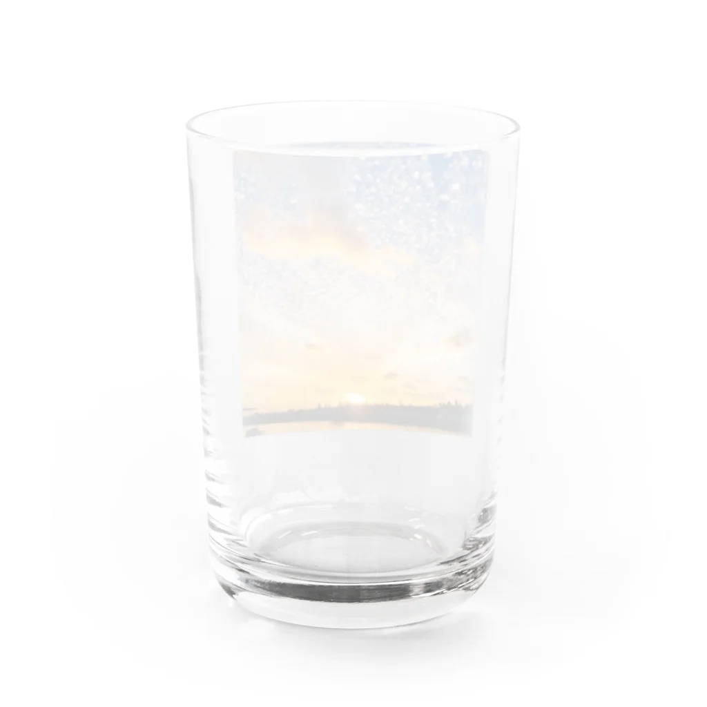 makoyama510のsummer evening Water Glass :back