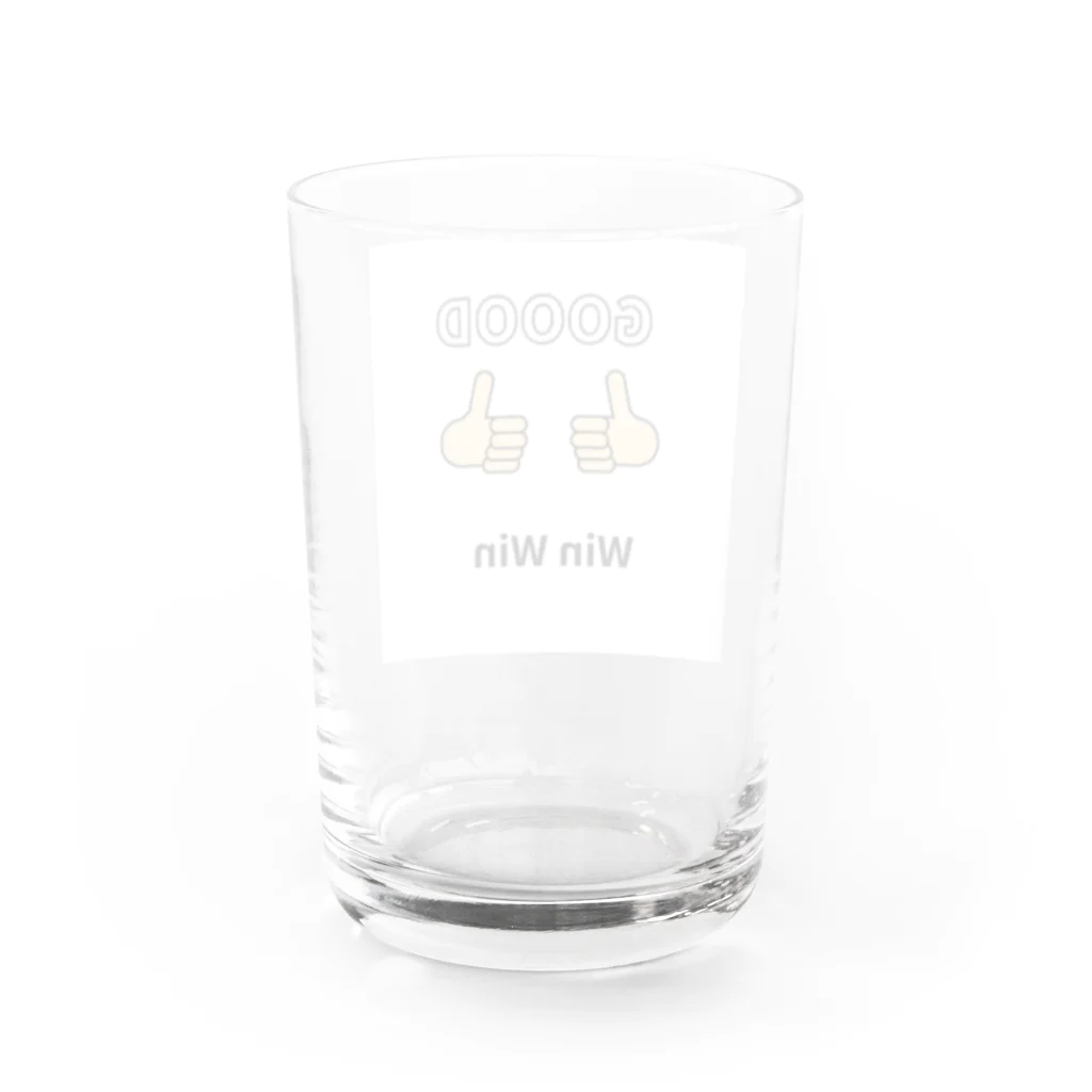 フリーダムの貴方も私も、Win Water Glass :back