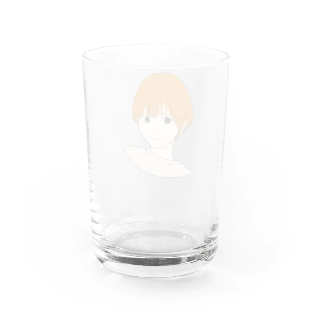 makaroni7のマッシュショート Water Glass :back