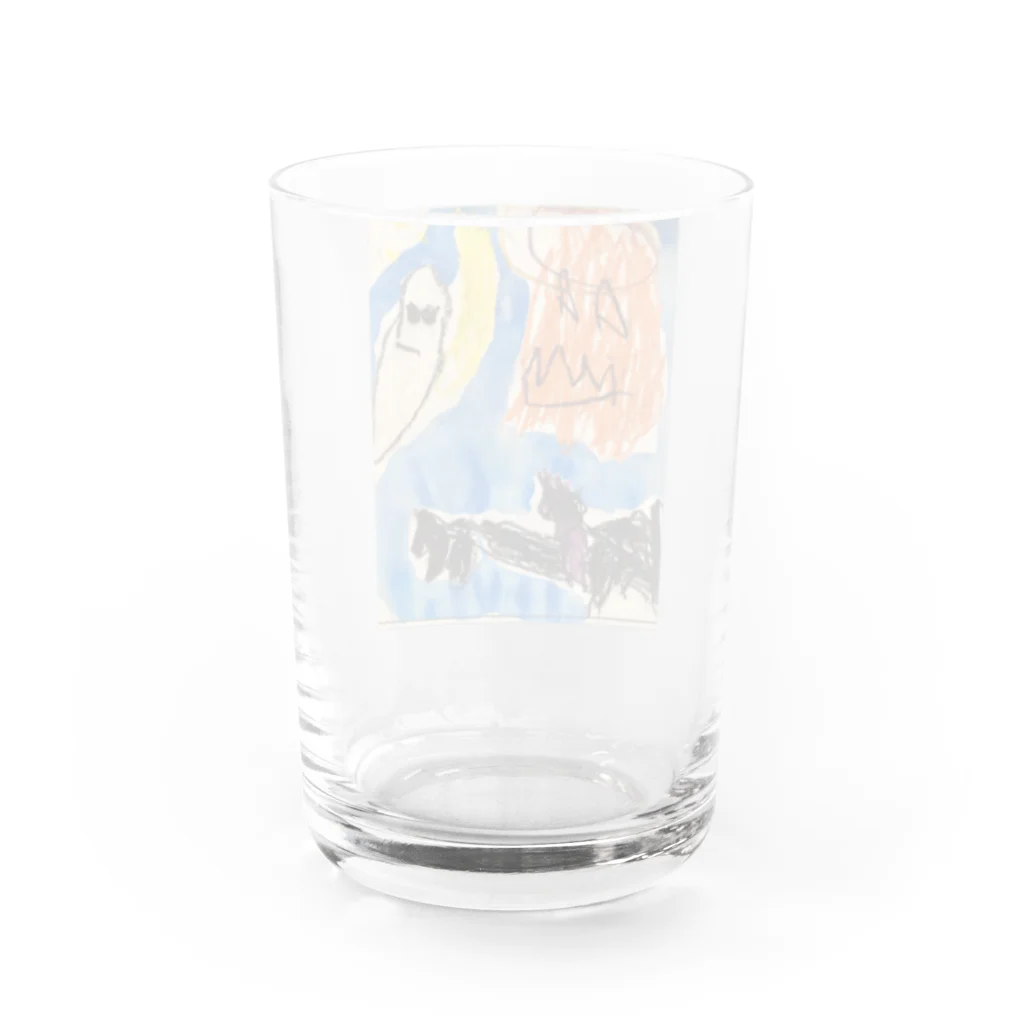 Haz&Joe art productsのハロウィン Water Glass :back