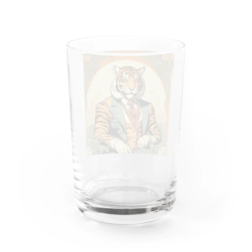 yamanikuの貴族虎 Water Glass :back