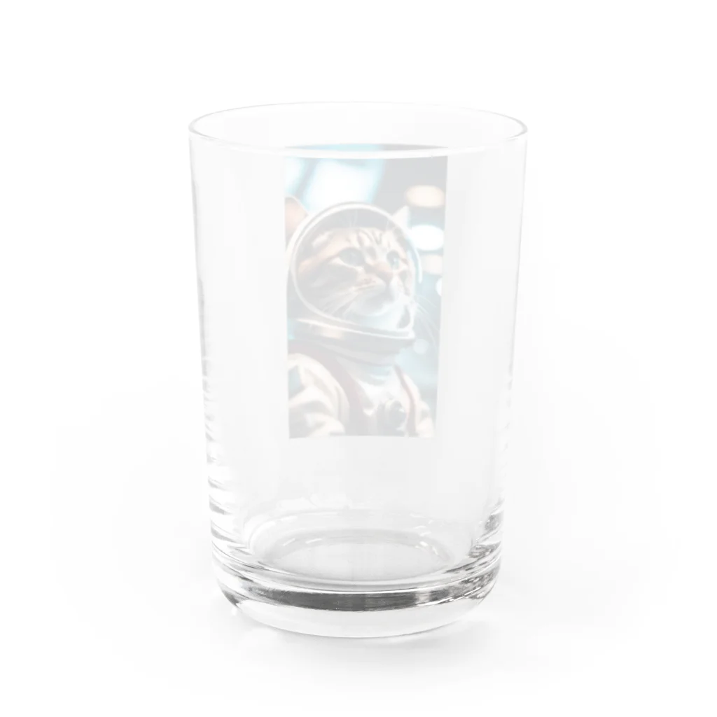 hekikiの旅立つ宇宙猫 Water Glass :back