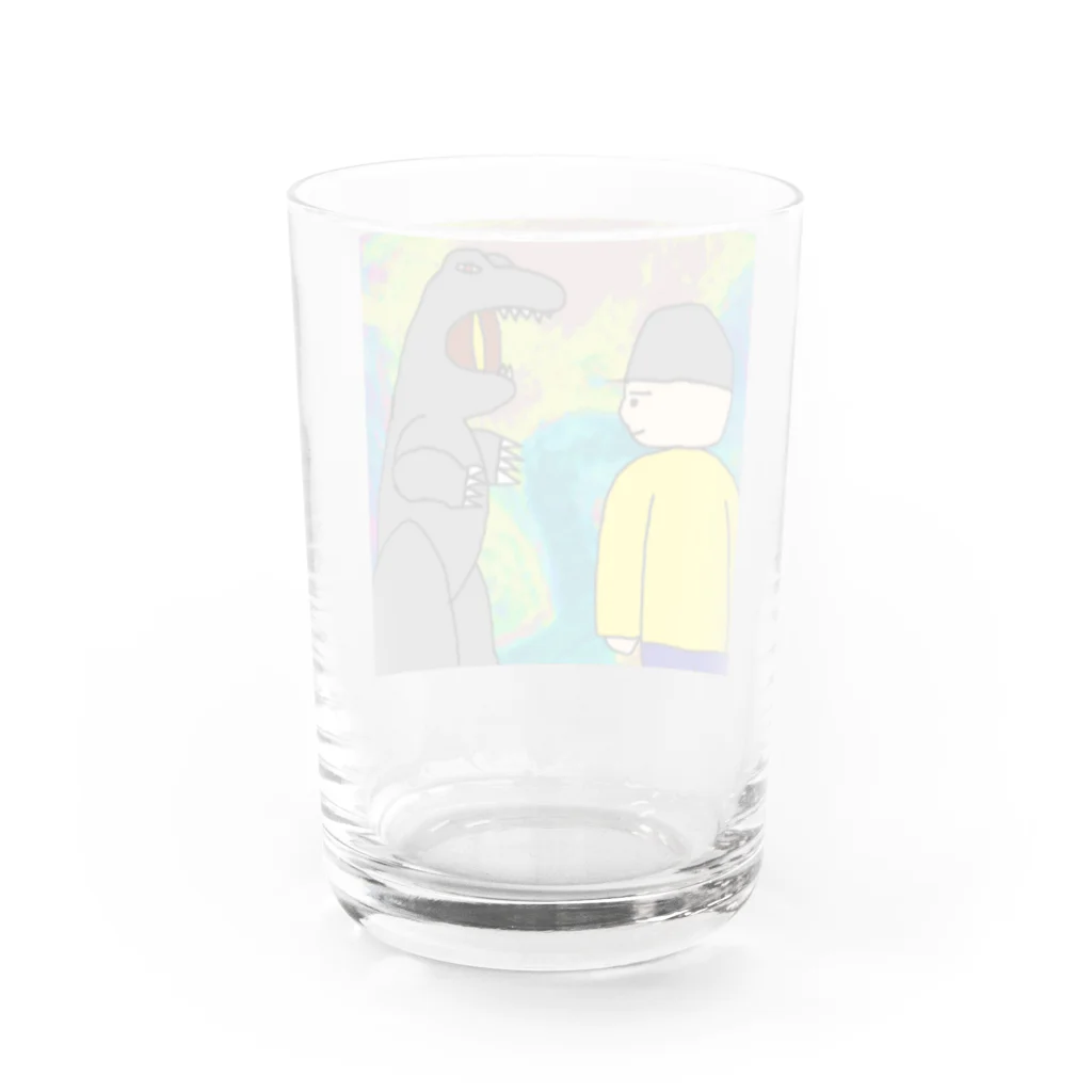 🇪🇪トロオドン🇪🇪のゴジラジオ Water Glass :back