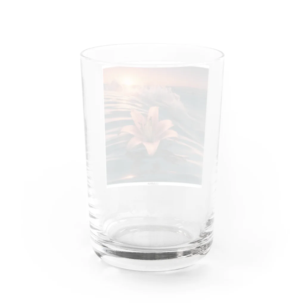 Luminaの百合の魂 Water Glass :back