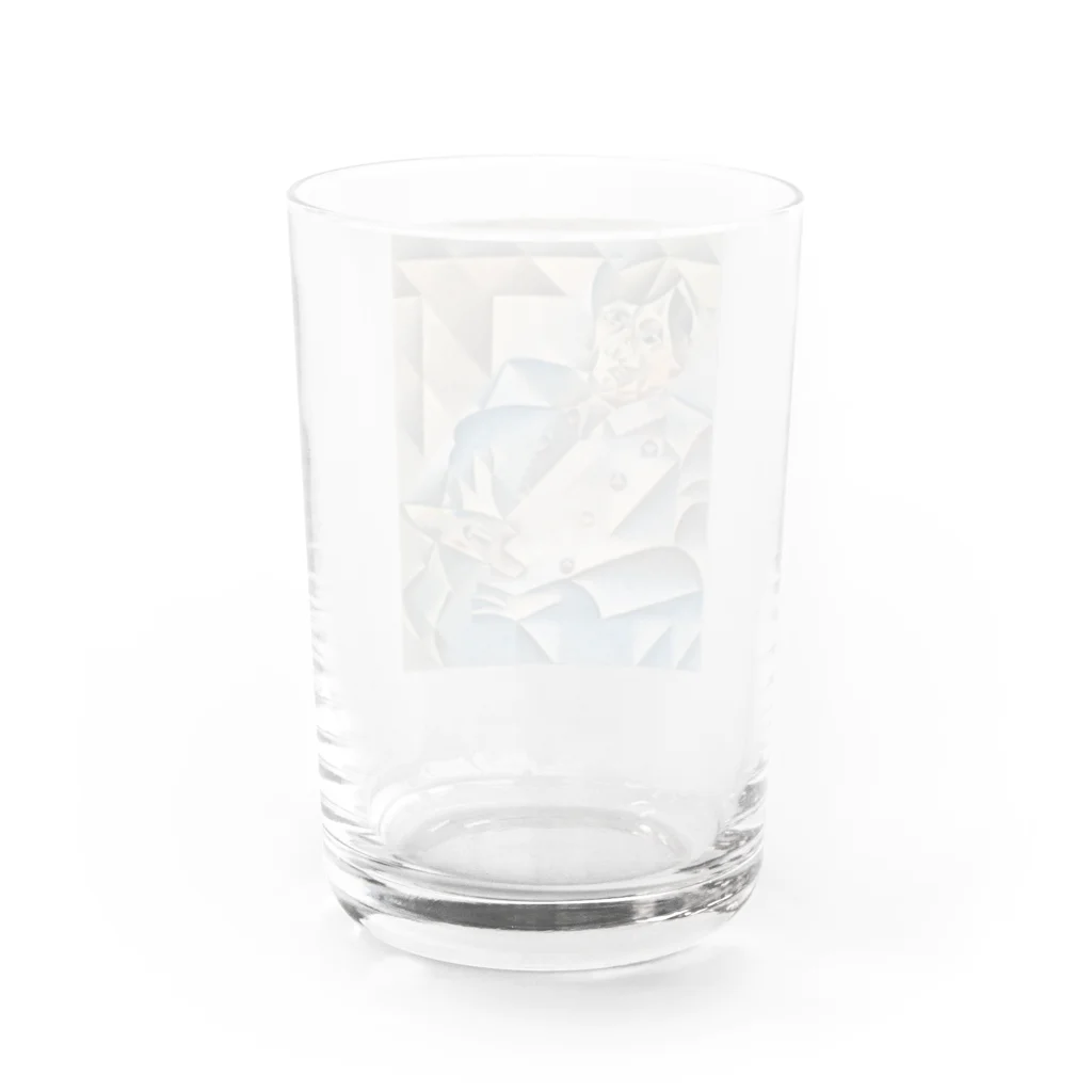 世界美術商店のピカソの肖像画 / Portrait of Pablo Picasso Water Glass :back