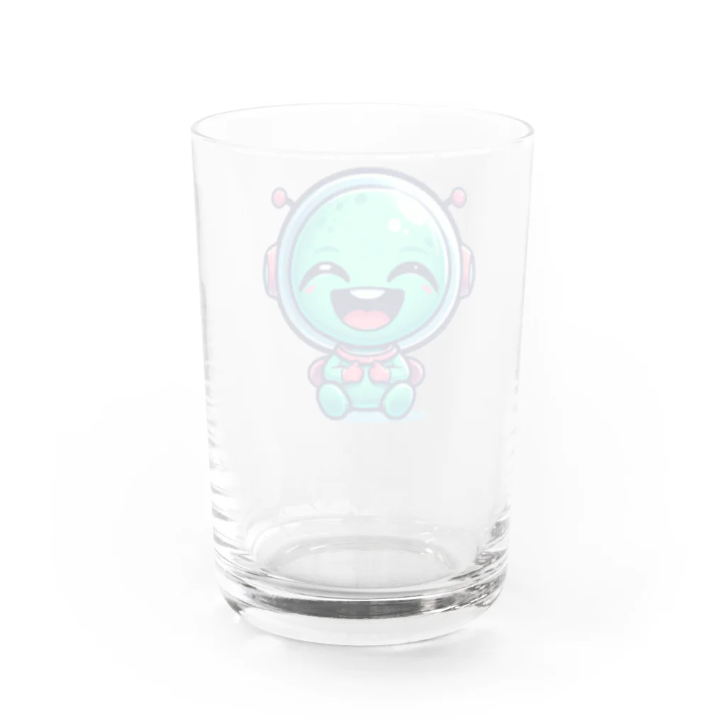 おふざけの爆笑宇宙人 Water Glass :back