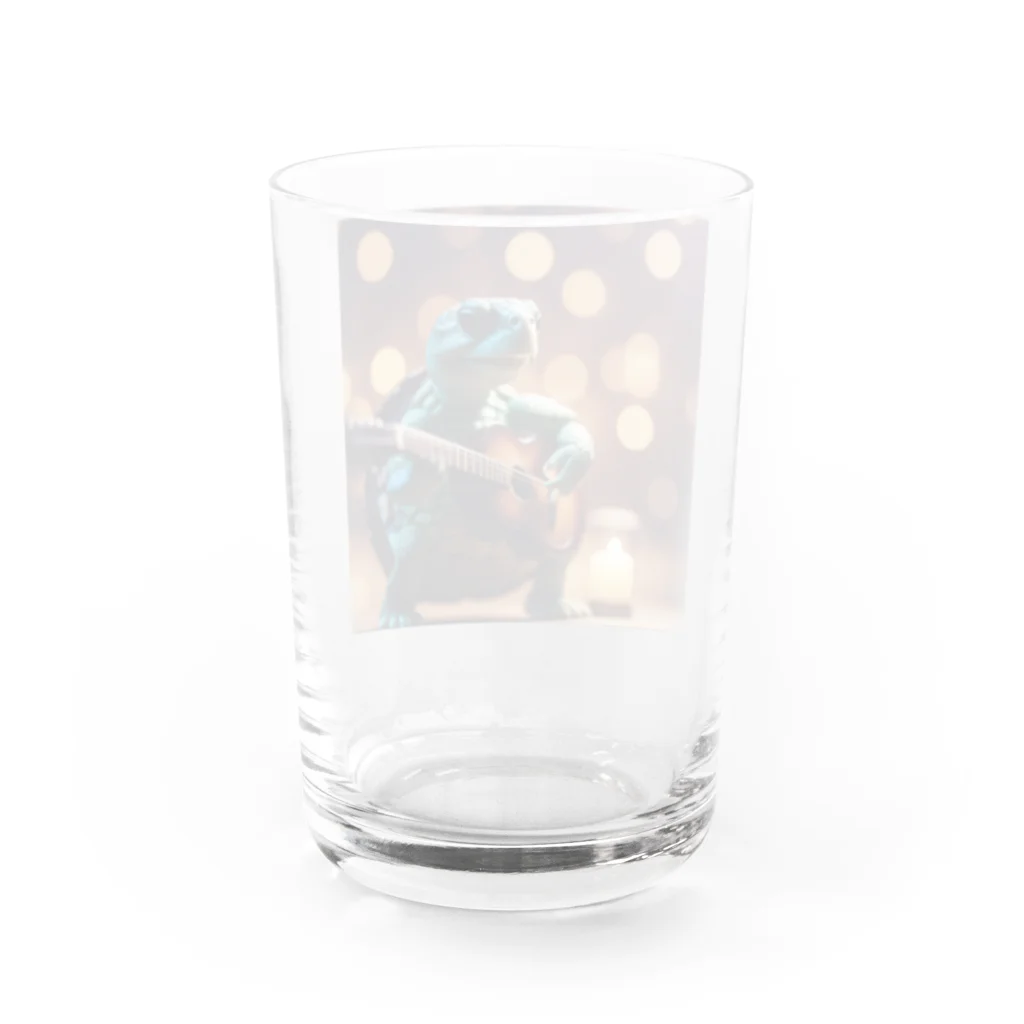 Mako Goodsのギター好きな亀たん Water Glass :back