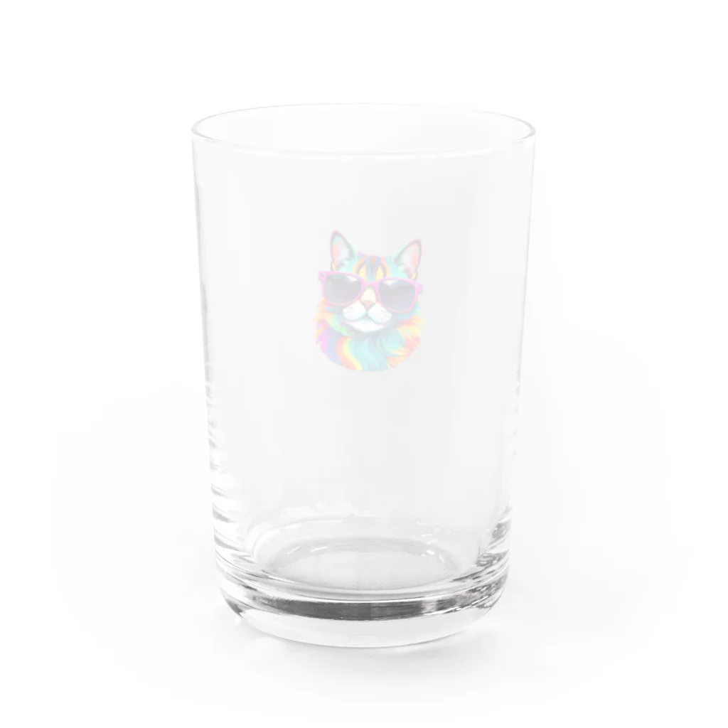 629_CAT_ARTのグラカラキャット2 Water Glass :back