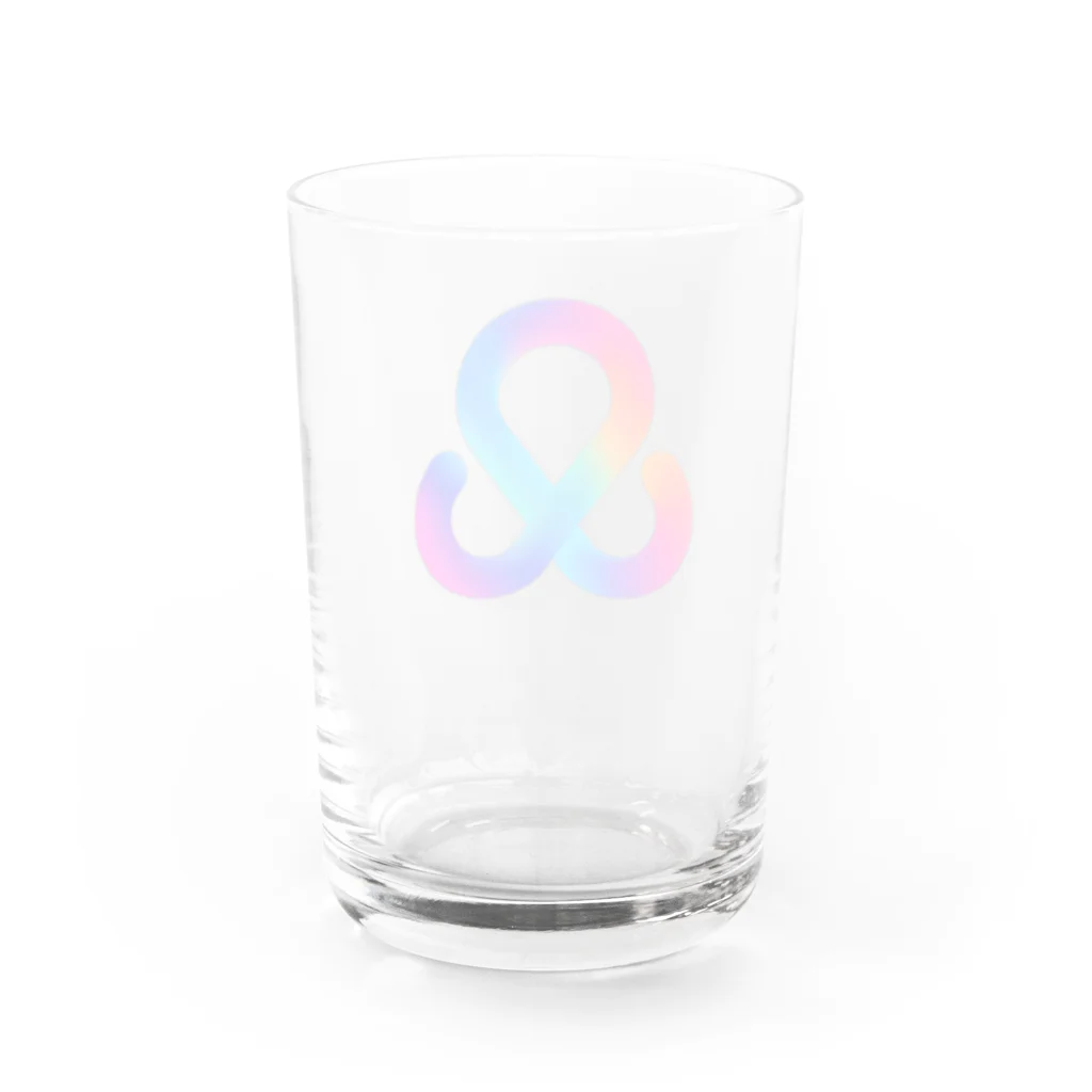 &AIの&AI  ロゴ Water Glass :back