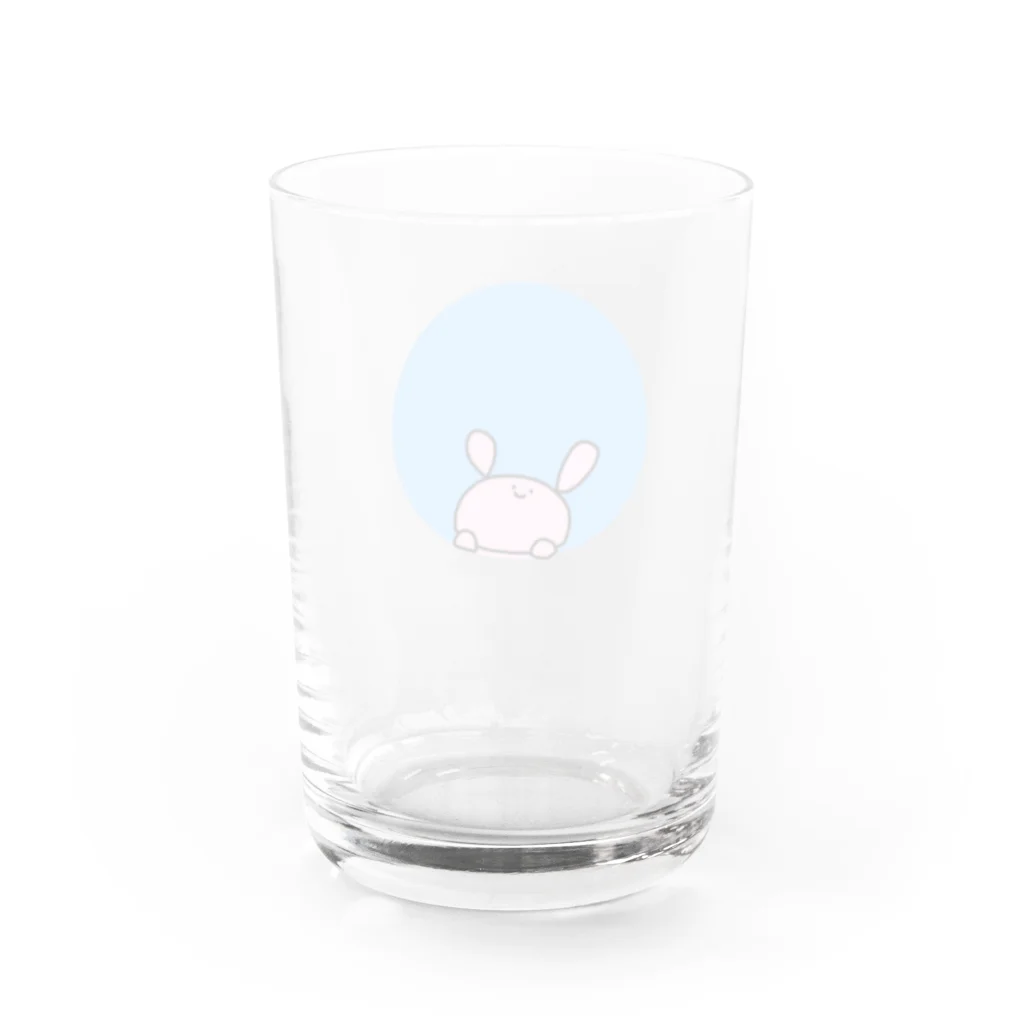 ぴののうさちゃん こんにちは Water Glass :back