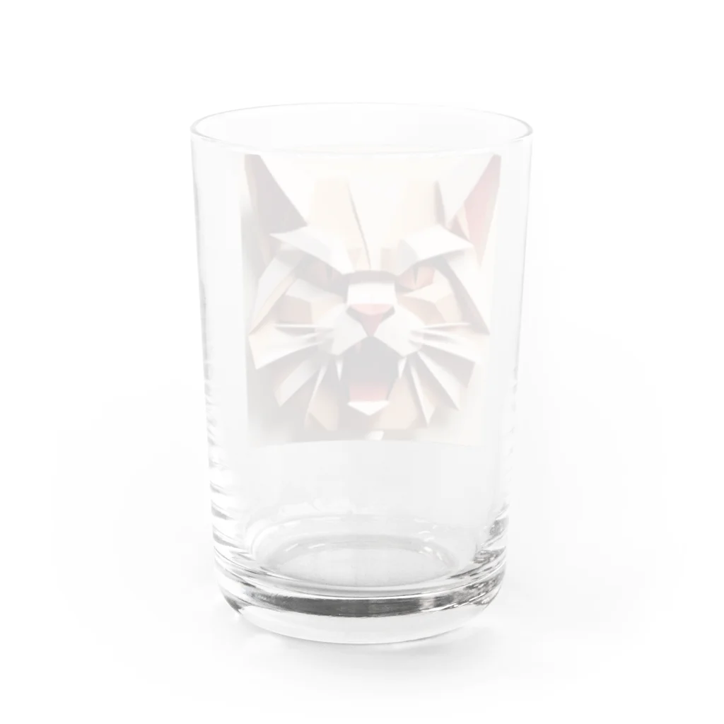 tyu0972の吠える猫 Water Glass :back