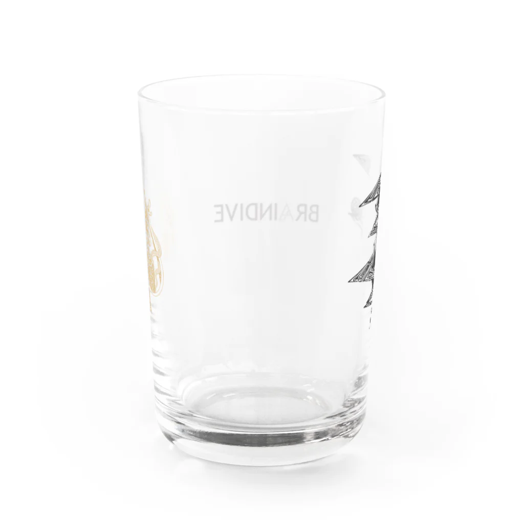 あたらしくんのオンラインショプの【BRAINDIVE】ミスティックアイグラス Water Glass :back