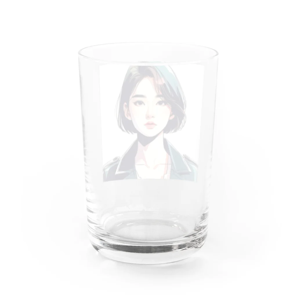 TMJのアジア美人 Water Glass :back