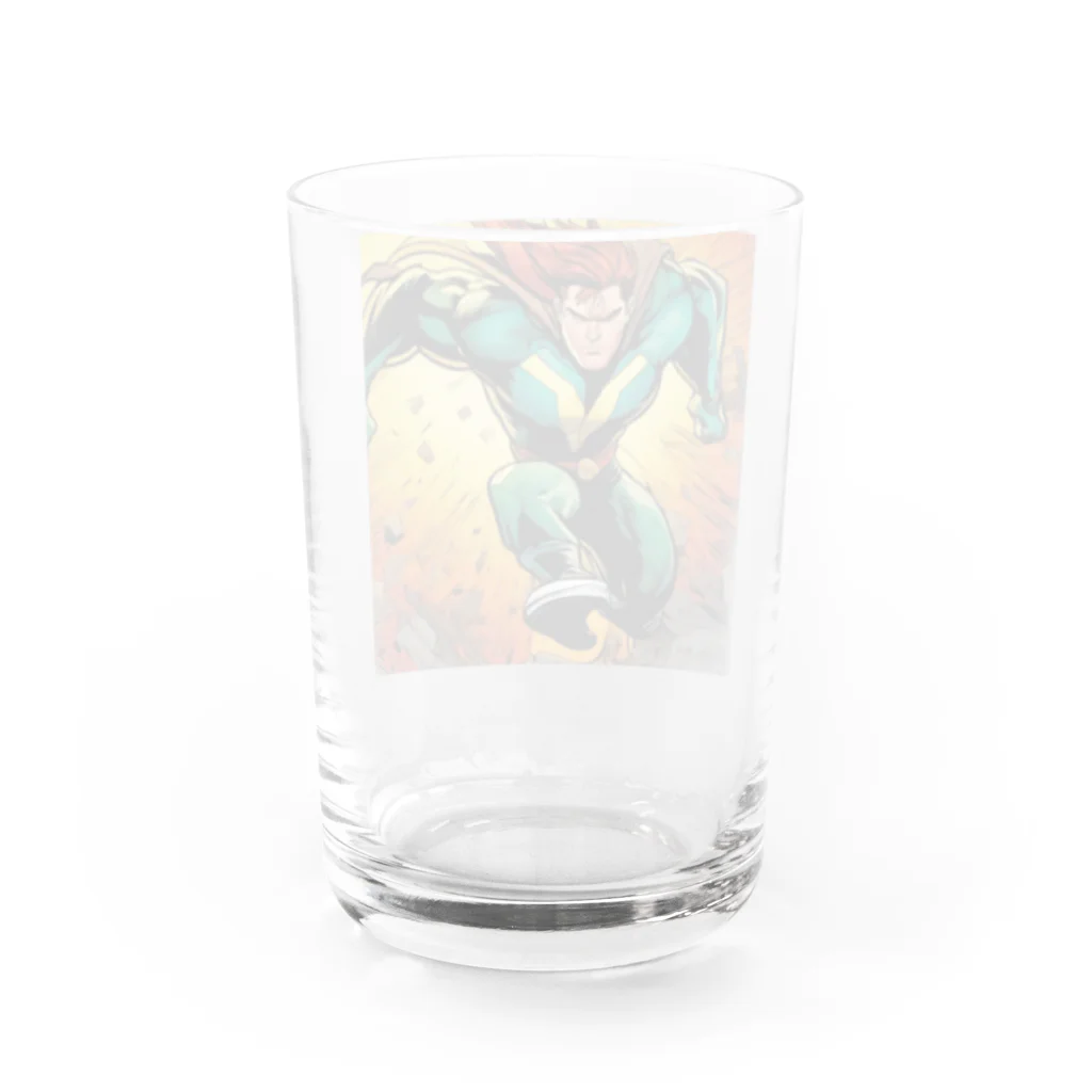 thirotamaの勇敢なヒーロー！！！ Water Glass :back