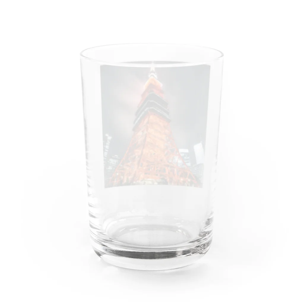 Pekotaroの電波塔 Water Glass :back