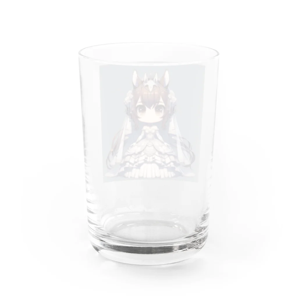 干支シティの午の花嫁 Water Glass :back