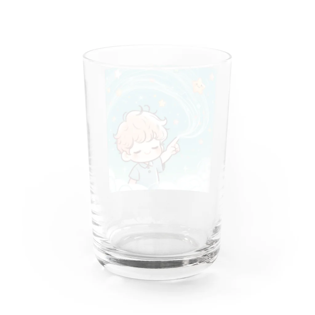 fujiの華の星の子ども Water Glass :back