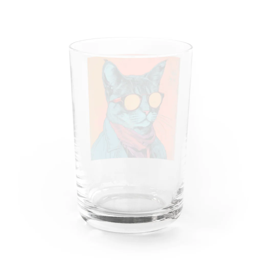 Feelin Shades Studioのアーバン・エクスプローラー・キャット Water Glass :back