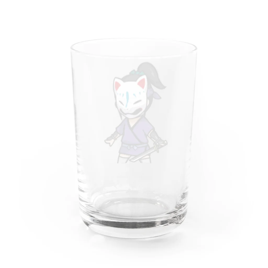 ninjayaの狐白（クリプト忍者） Water Glass :back