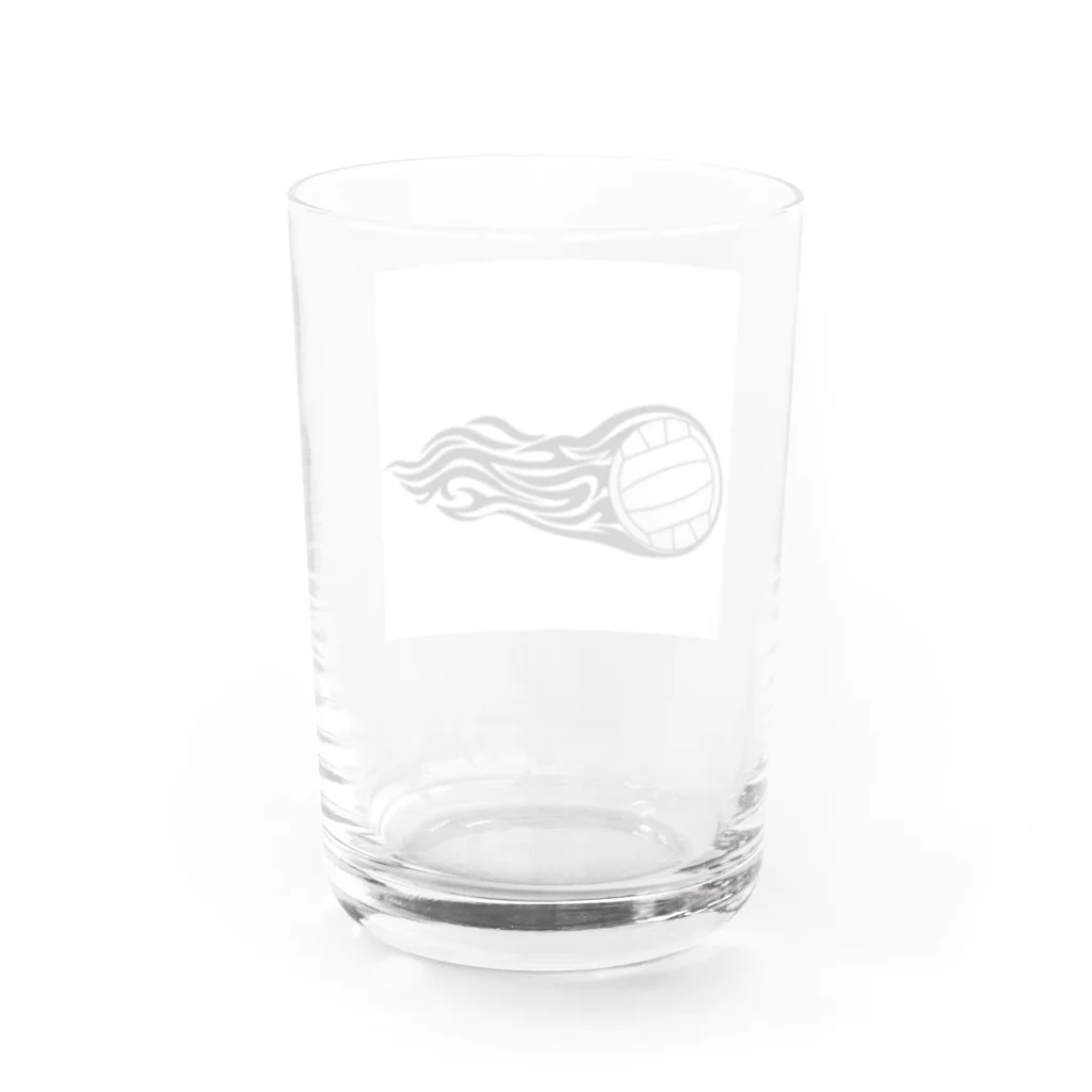 【volleyball online】の火を纏ったバレーボールの瞬間 Water Glass :back