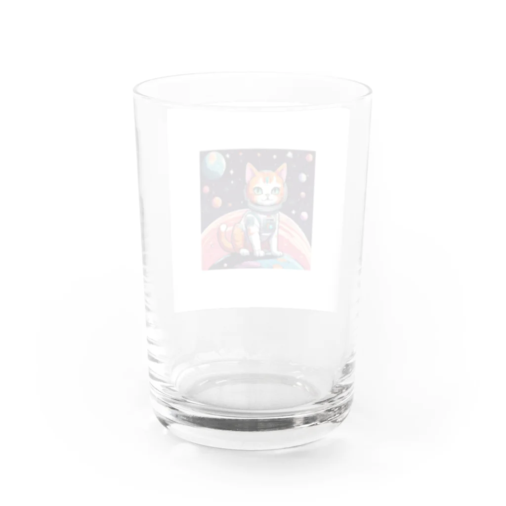 ochahanaの宇宙捜査隊すぺねこ Water Glass :back