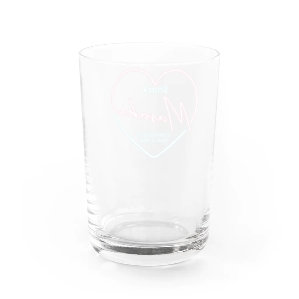 コミュニティースナックまさこのスナックまさこ　オリジナルグッズ Water Glass :back